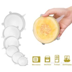 6-piece stretch siliconecover (Option: White-165mm)